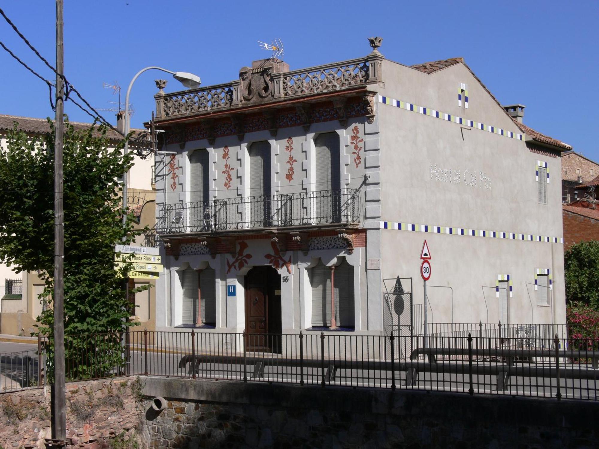 Hostal Cal Pla Sant Llorenc Savall Экстерьер фото